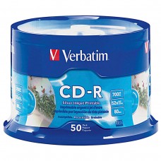 CD-R 700MB 80min VERBATIM CAKE 50TEM