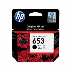 HP Μελάνι Inkjet No.653 Black (3YM75AE)